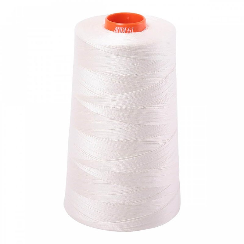 Aurifil 2026 50 Wt 100% Cotton Thread  6542 Yard Cone - Chalk